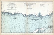 United States Coast Survey - Southwest Ledge to Niantic - Long Island Sound, Connecticut State Atlas 1893